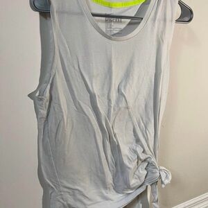 Nike Women's White Tank Top with Side Knot